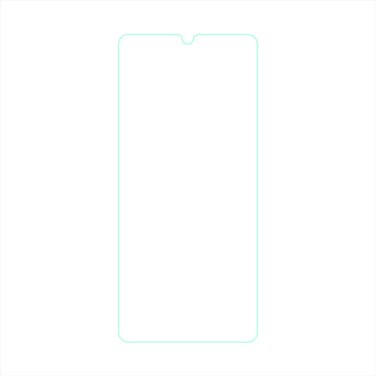 0.3mm Arc Edge Tempered Glass Mobile Phone Front Screen Protector Film Guard for vivo V21