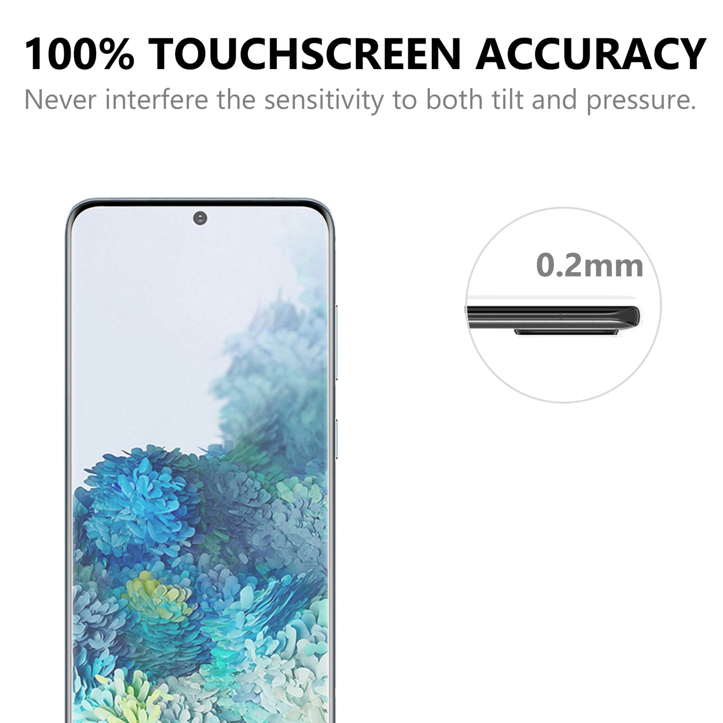 2.5D 9H Arc Edge Anti-Burst Tempered Glass Guard Ultra Clear Screen Protector for Samsung Galaxy S21 FE