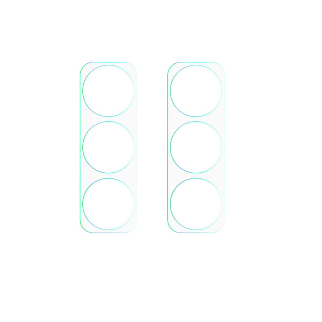 2Pcs/Pack Ultra-thin Scratch-Resistant Camera Lens Protector 3D Tempered Glass Film for Motorola Edge 20
