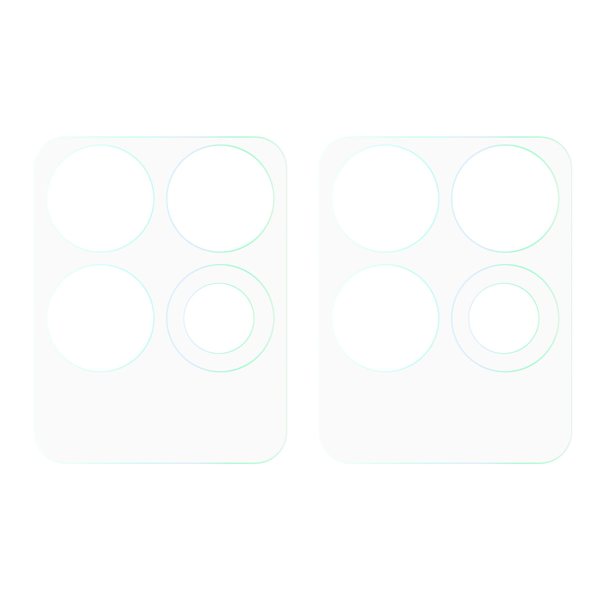 2Pcs/Set 3D Arc Edge HD Camera Lens Protector Precise Cutout Tempered Glass Film for Realme 8i/Narzo 50 4G
