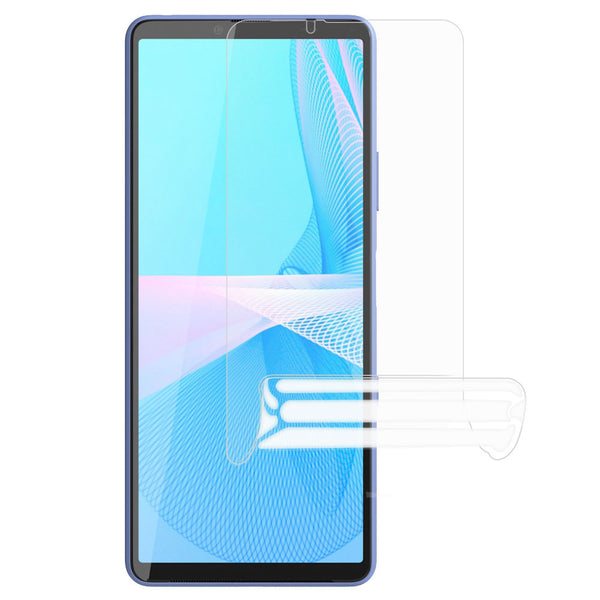 For Sony Xperia 10 IV Full Covering Shockproof Anti-fingerprint Ultra Clear Soft TPU Phone Screen Protector