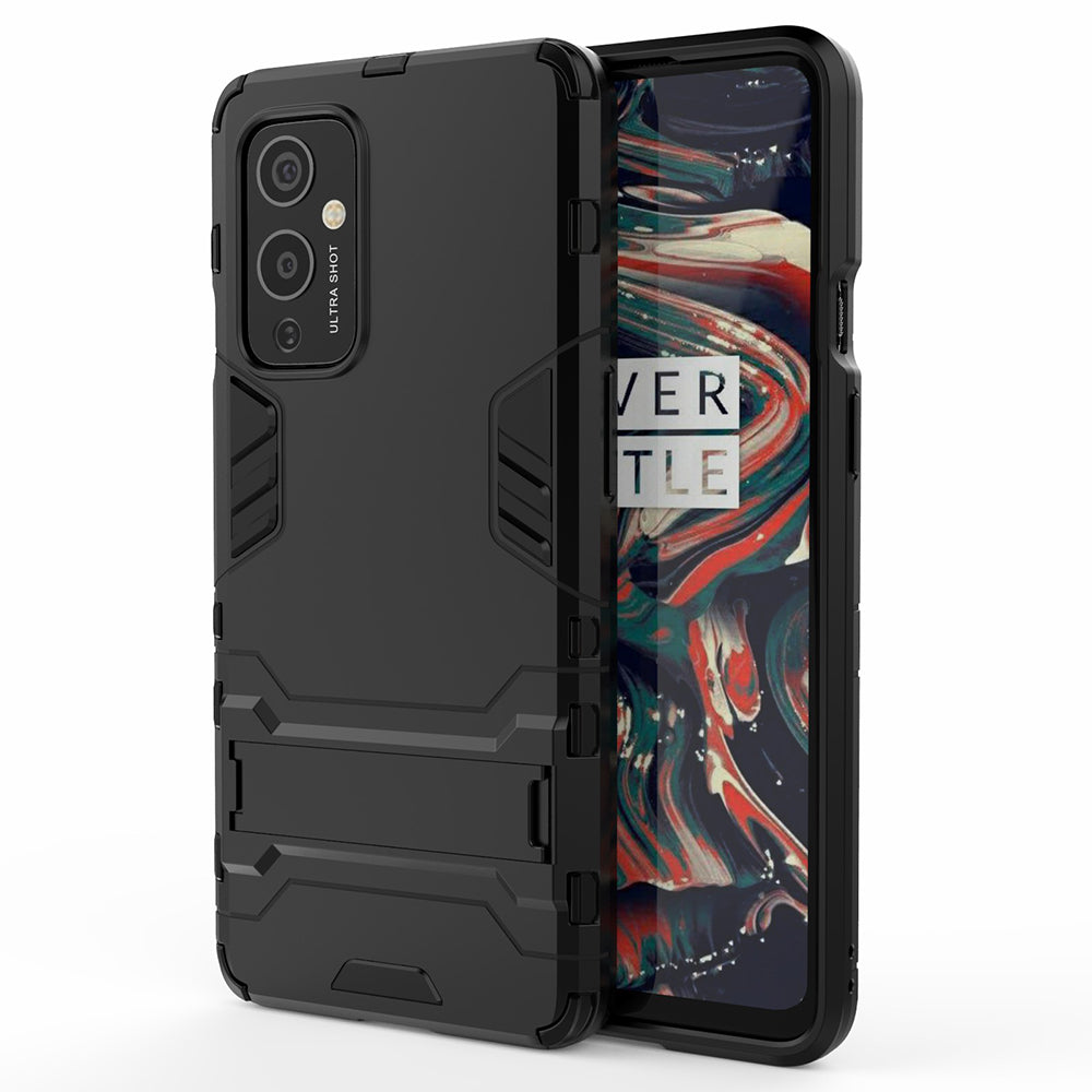 2 in 1 Kickstand Plastic + TPU Hybrid Cover for OnePlus 9 (EU / US Version)