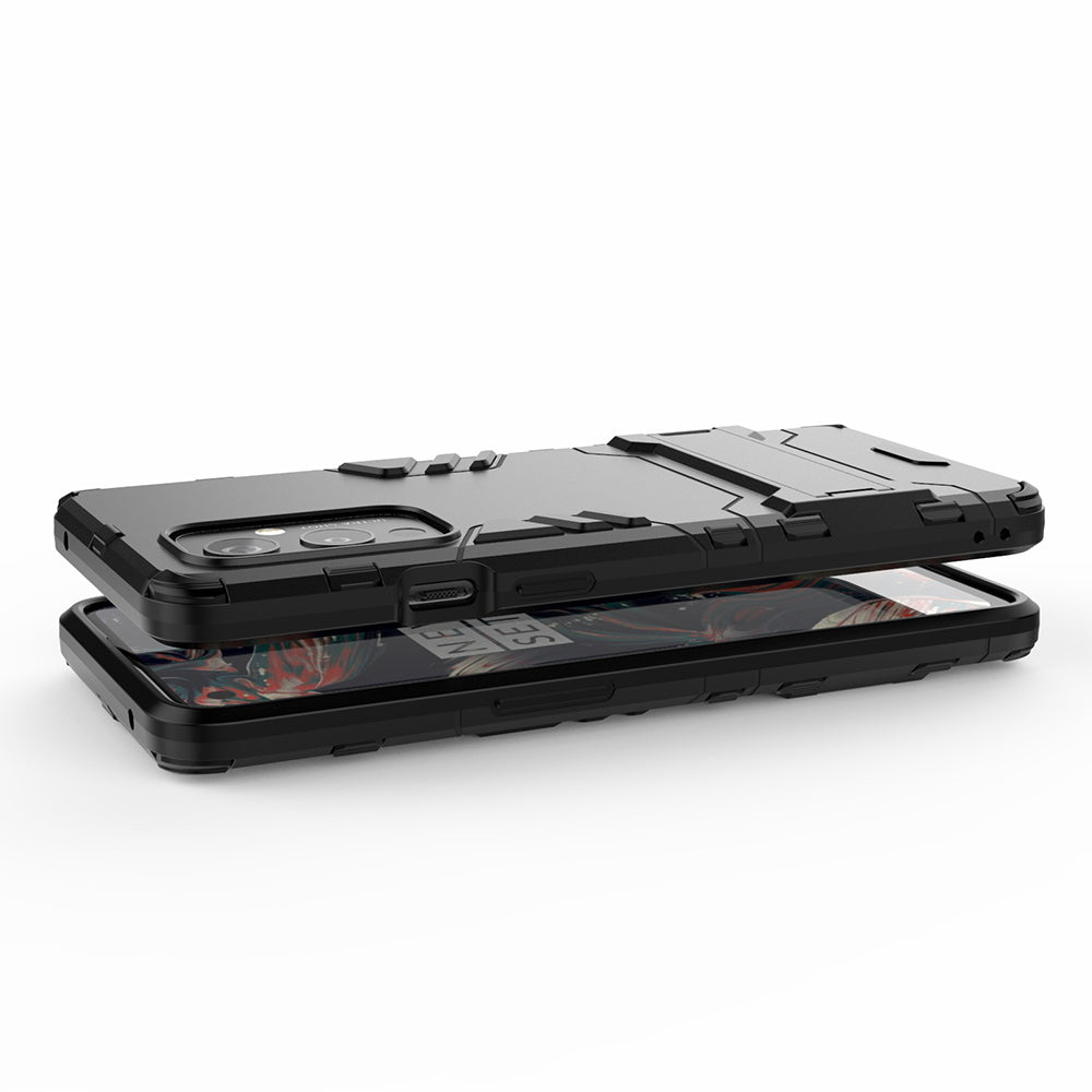 2 in 1 Kickstand Plastic + TPU Hybrid Cover for OnePlus 9 (EU / US Version)