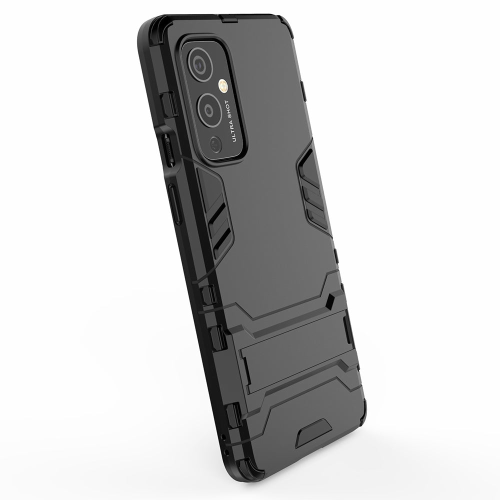 2 in 1 Kickstand Plastic + TPU Hybrid Cover for OnePlus 9 (EU / US Version)