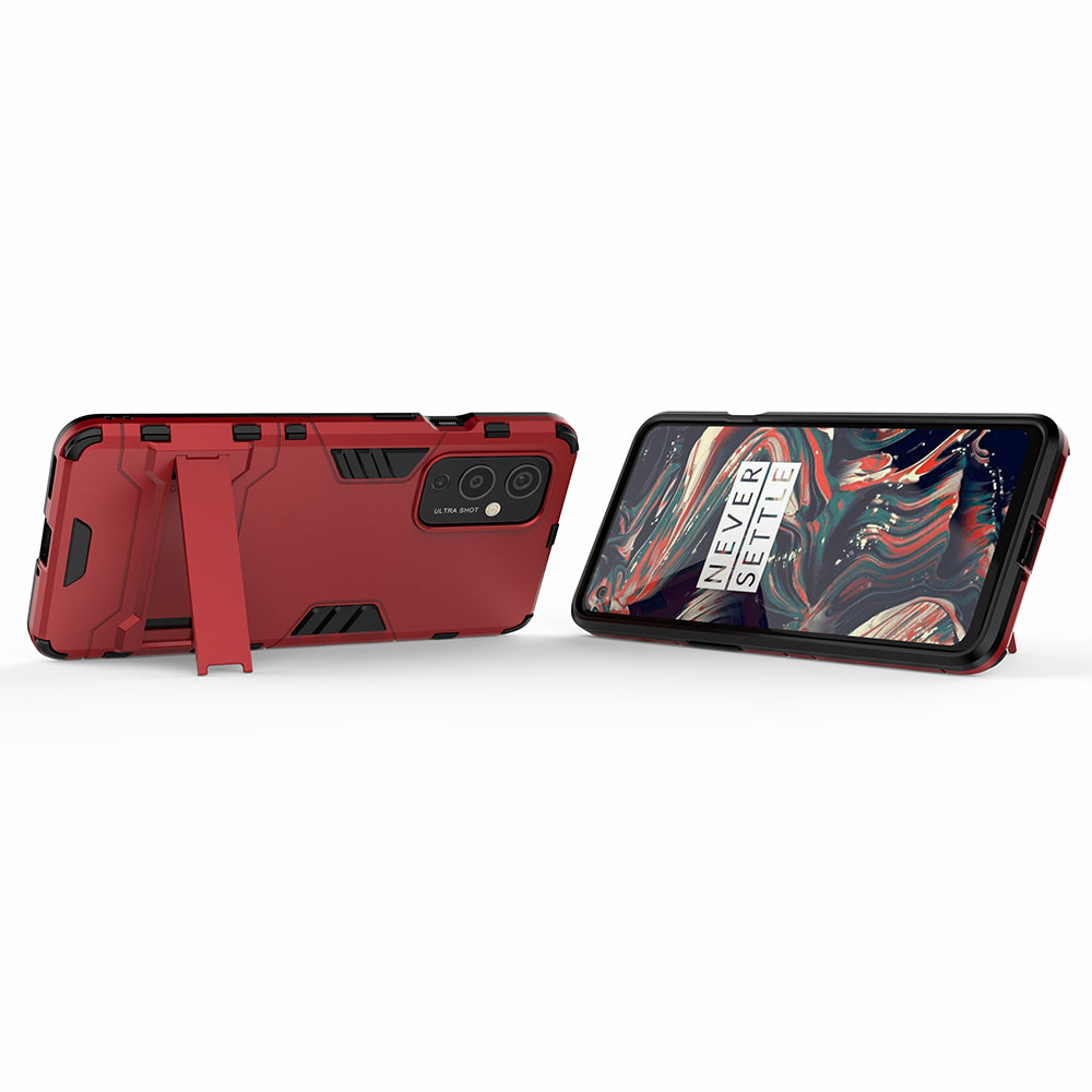 2 in 1 Kickstand Plastic + TPU Hybrid Cover for OnePlus 9 (EU / US Version)
