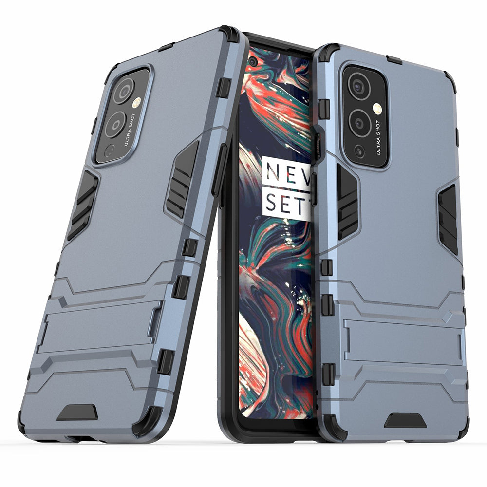 2 in 1 Kickstand Plastic + TPU Hybrid Cover for OnePlus 9 (EU / US Version)