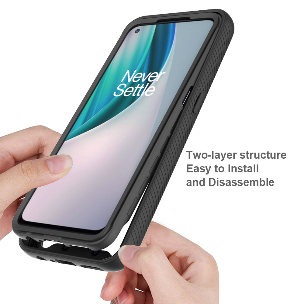 TPU + PC Hybrid Case Full Coverage Protection for OnePlus Nord N10 5G