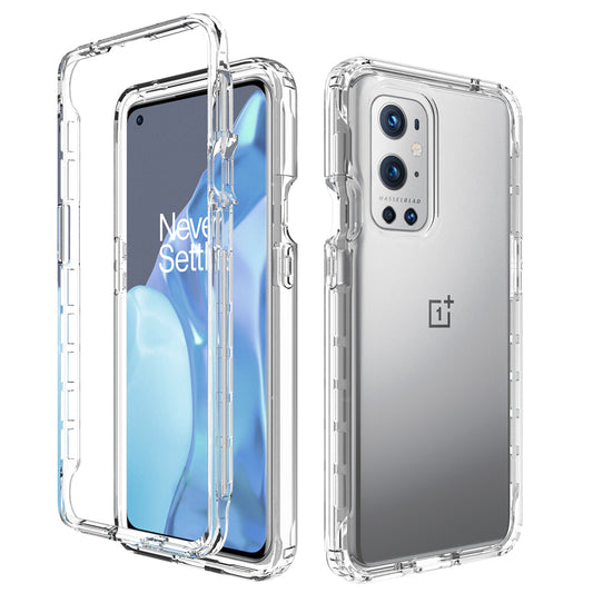 Well-Protected Gradient Color Design Detachable 2-in-1 PC+TPU Phone Case for OnePlus 9 Pro