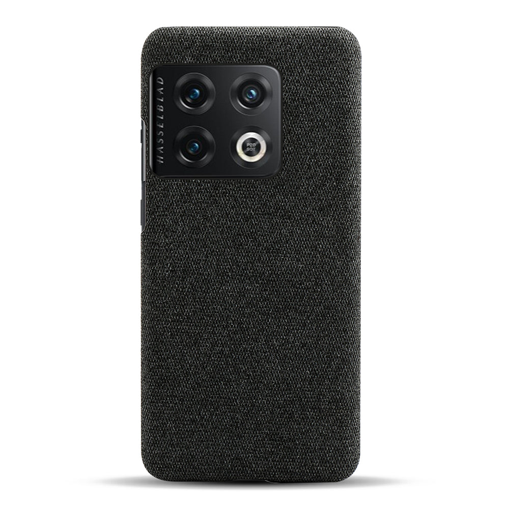 For OnePlus 10 Pro 5G Hard PC + Cloth Back Dual Protection Cover Cushion Anti-Scratch Shockproof Phone Case