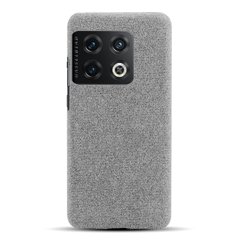 For OnePlus 10 Pro 5G Hard PC + Cloth Back Dual Protection Cover Cushion Anti-Scratch Shockproof Phone Case