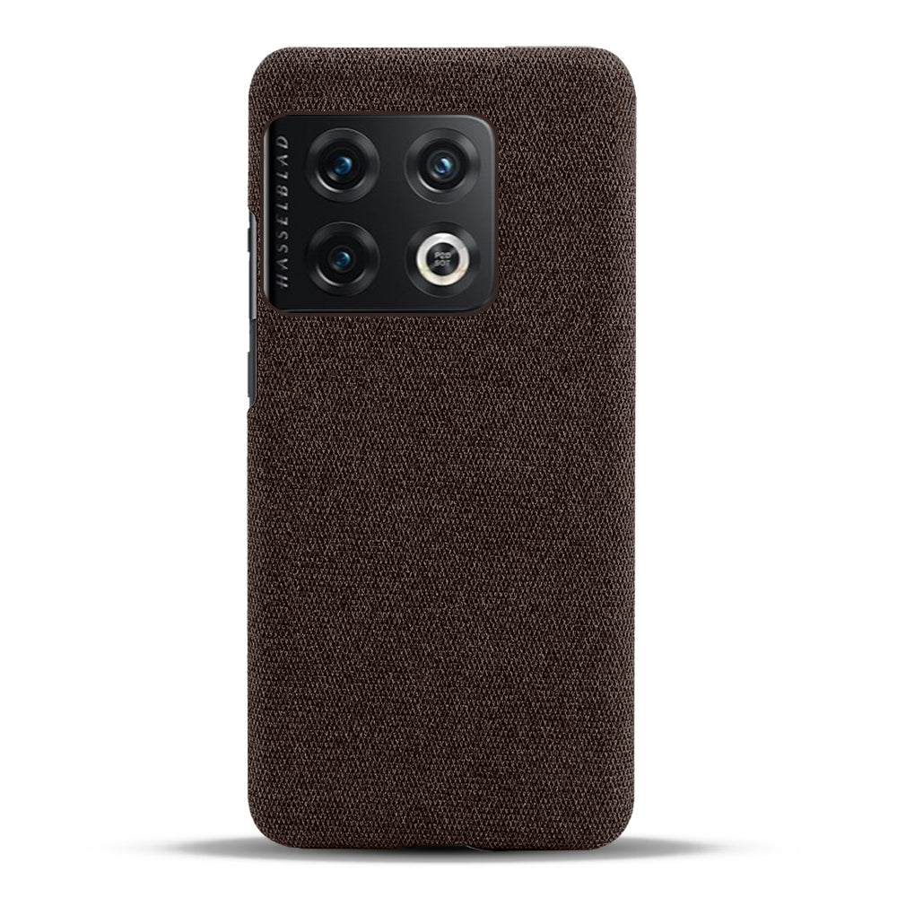 For OnePlus 10 Pro 5G Hard PC + Cloth Back Dual Protection Cover Cushion Anti-Scratch Shockproof Phone Case