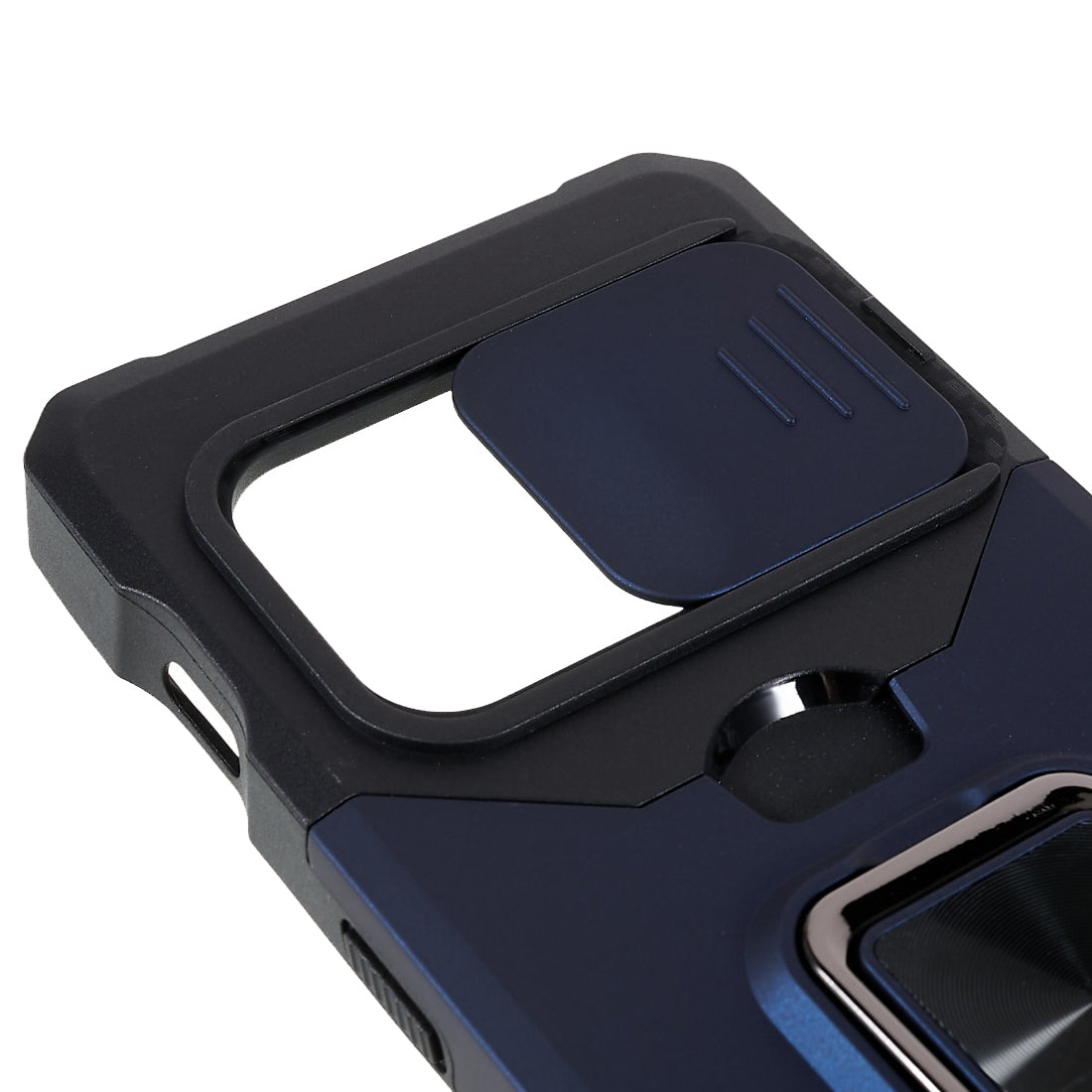 For OnePlus 10 Pro Wear-resistant PC + TPU Camera Slider Anti-drop Card Slot + Metal Kickstand Design Case