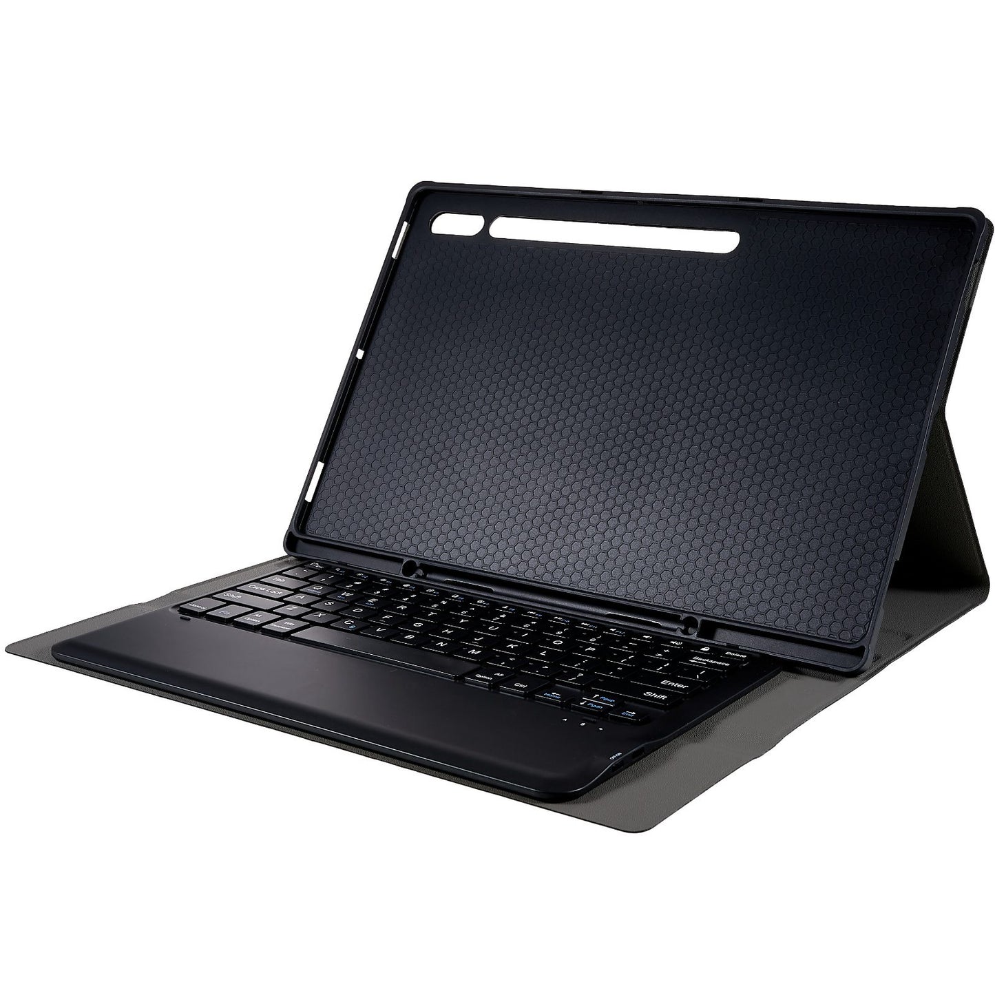 T900B For Samsung Galaxy Tab S8 Ultra 14.6 inch Detachable Bluetooth Keyboard Protective Cover Stand Leather Case with Pencil Holder