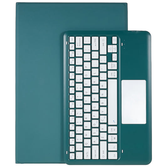 T900B-A For Samsung Galaxy Tab S8 Ultra 14.6 inch Removable Bluetooth Keyboard with TouchPad Protective Cover Stand Case with Pencil Slot