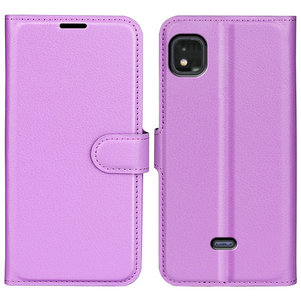 For Wiko Life 3/U316AT Stand Wallet Litchi Texture PU Leather + TPU Full Protection Phone Case