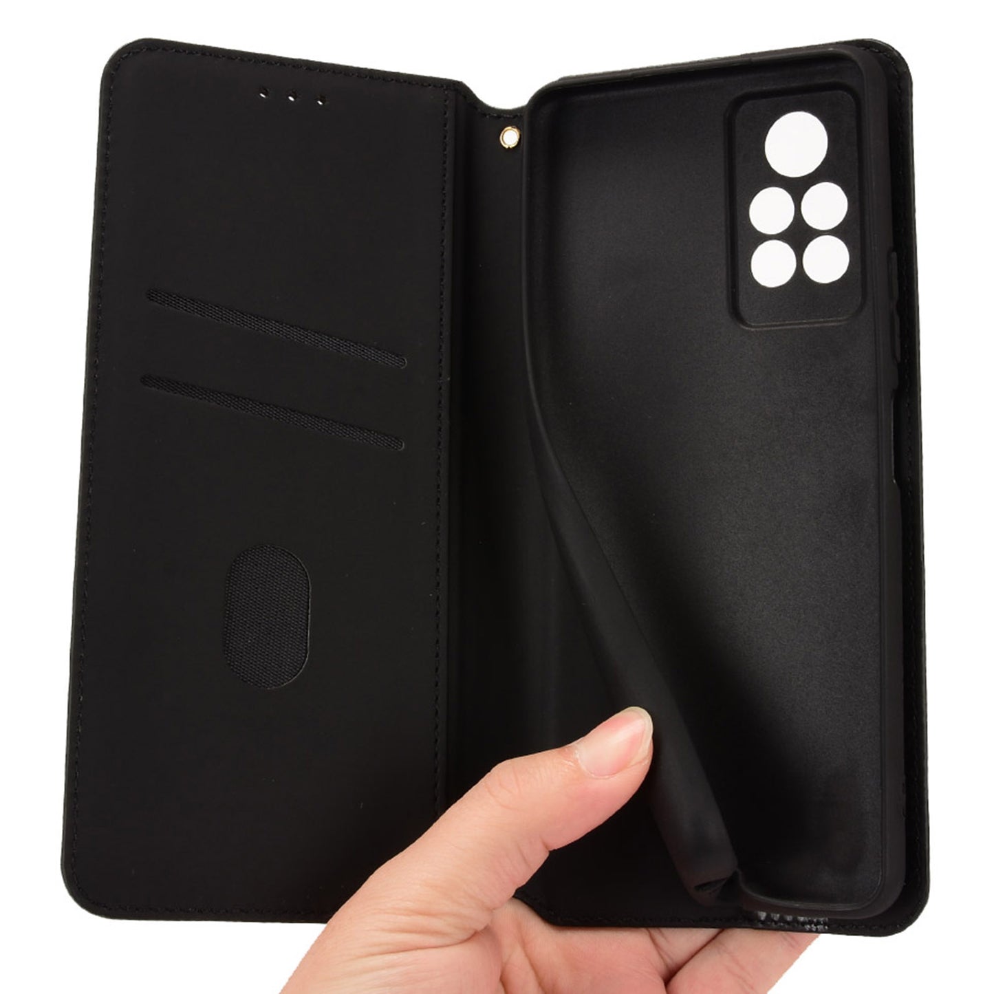 For Infinix Note 11 Pro/X697 Stand Wallet Phone Protective Cover Imprinted Pattern Cell Phone Case PU Leather + TPU Phone Case