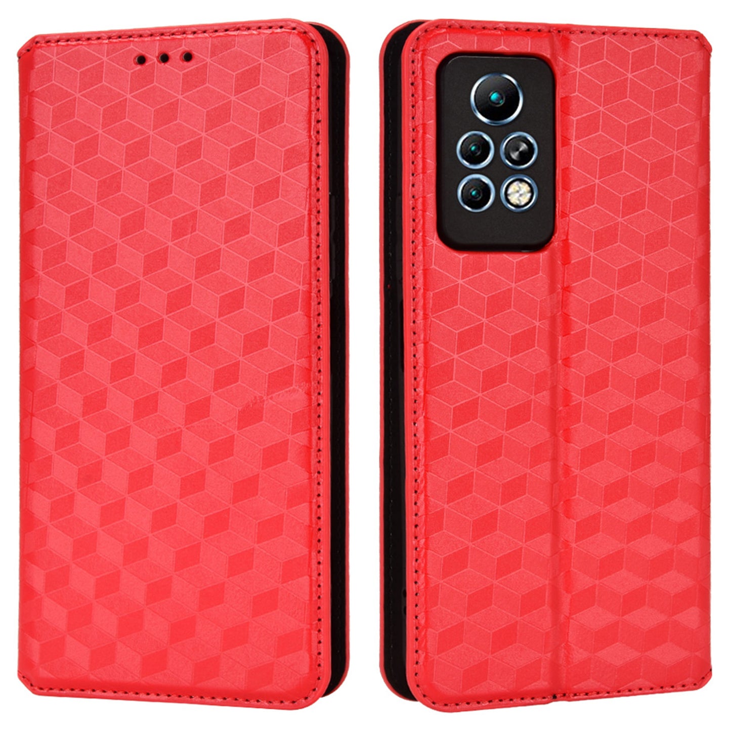 For Infinix Note 11 Pro/X697 Stand Wallet Phone Protective Cover Imprinted Pattern Cell Phone Case PU Leather + TPU Phone Case