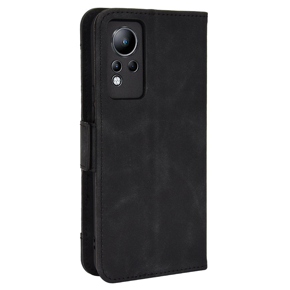 For Infinix Note 11 Multi-card Slots PU Leather + TPU Double Protection Stand Phone Case Shell with Wallet