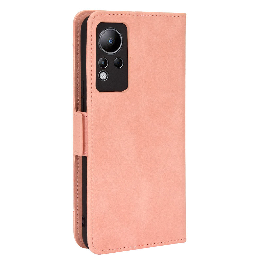 For Infinix Note 11 Multi-card Slots PU Leather + TPU Double Protection Stand Phone Case Shell with Wallet