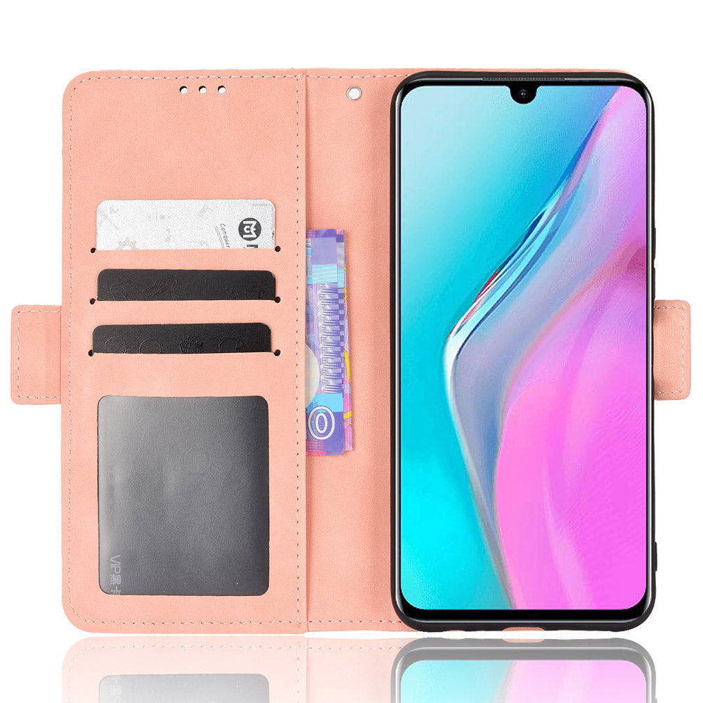 For Infinix Note 11 Multi-card Slots PU Leather + TPU Double Protection Stand Phone Case Shell with Wallet