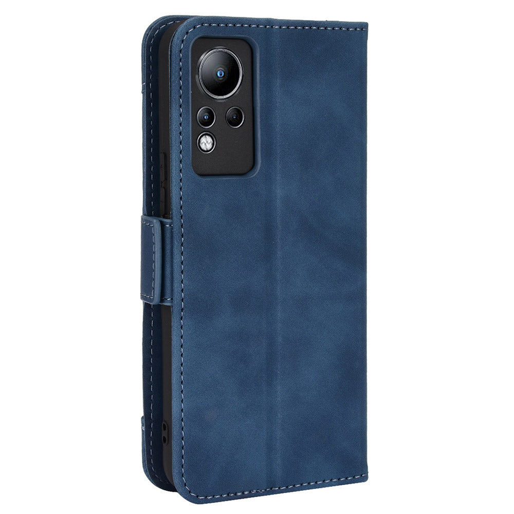 For Infinix Note 11 Multi-card Slots PU Leather + TPU Double Protection Stand Phone Case Shell with Wallet