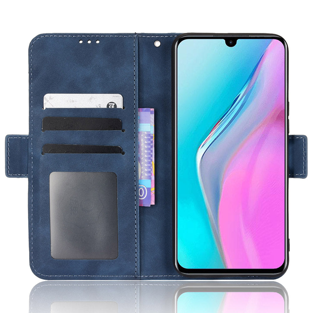 For Infinix Note 11 Multi-card Slots PU Leather + TPU Double Protection Stand Phone Case Shell with Wallet
