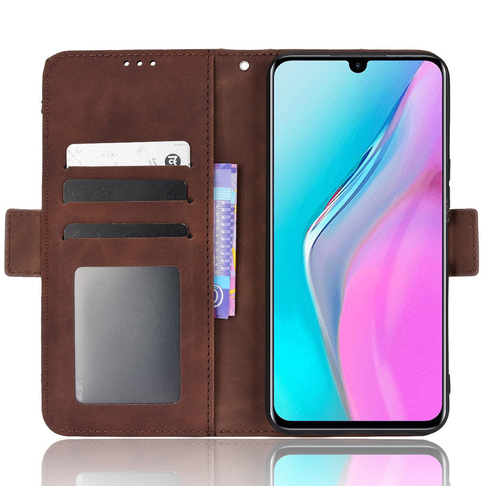 For Infinix Note 11 Multi-card Slots PU Leather + TPU Double Protection Stand Phone Case Shell with Wallet
