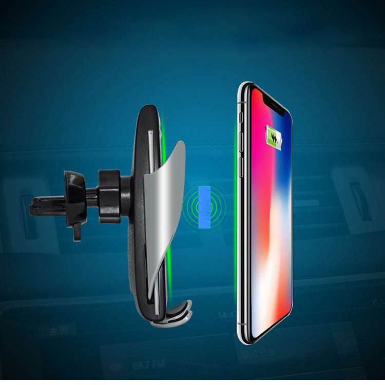 2-in-1 Intelligent Car Phone Mount Holder Air Vent Mounted Wireless Charger