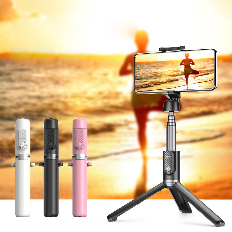 MAGIC SHADOW M12 Portable Extendable Phone Selfie Stick Tripod with Bluetooth Remote Control