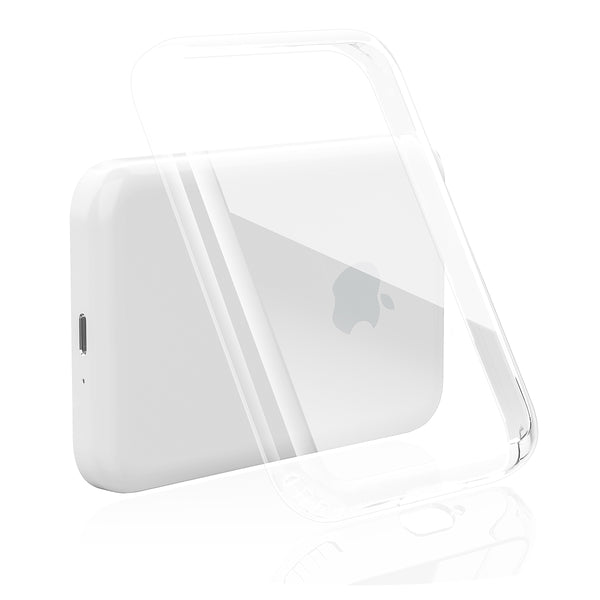 Clear Soft TPU Protective Cover Case for Apple Compatible with MagSafe External Battery Magnetic Charger