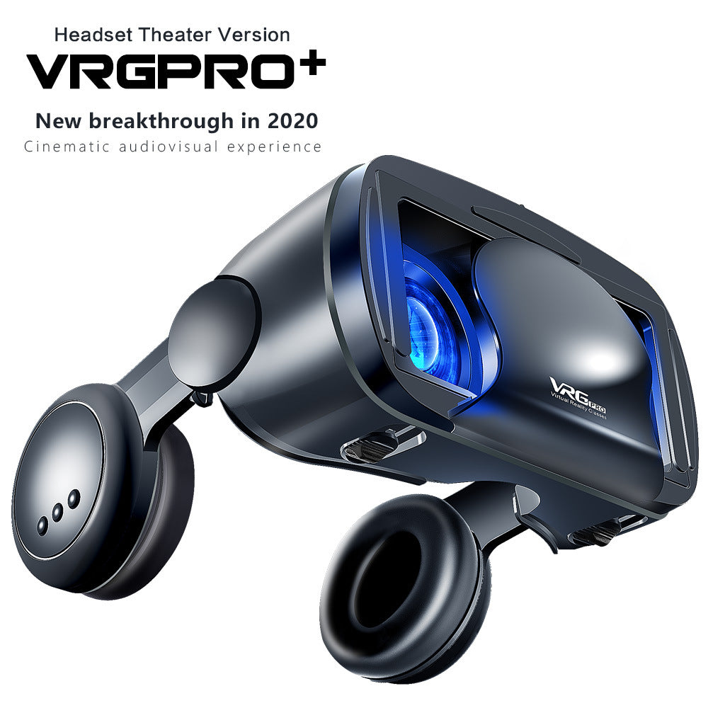 VRG Pro Plus 3D VR Headset Helmet Smart Virtual Reality Glasses for 5-7inch Smart Phone
