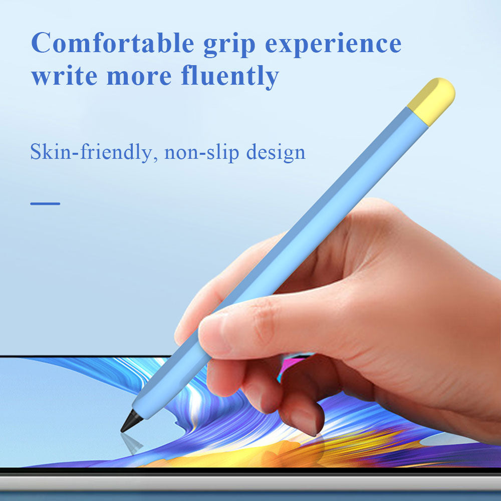 For Honor Magic-Pencil 2 Soft Liquid Silicone Sleeve Cover Pen Holder Protective Skin Case Non-Slip Smooth Grip Accessories with Pen Cap