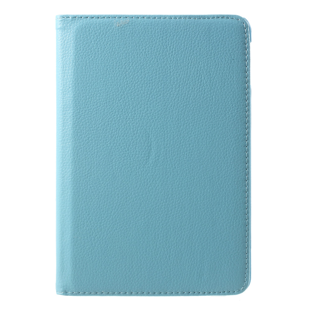 For iPad mini 4 Lychee 360-Rotation Leather Stand Case Cover