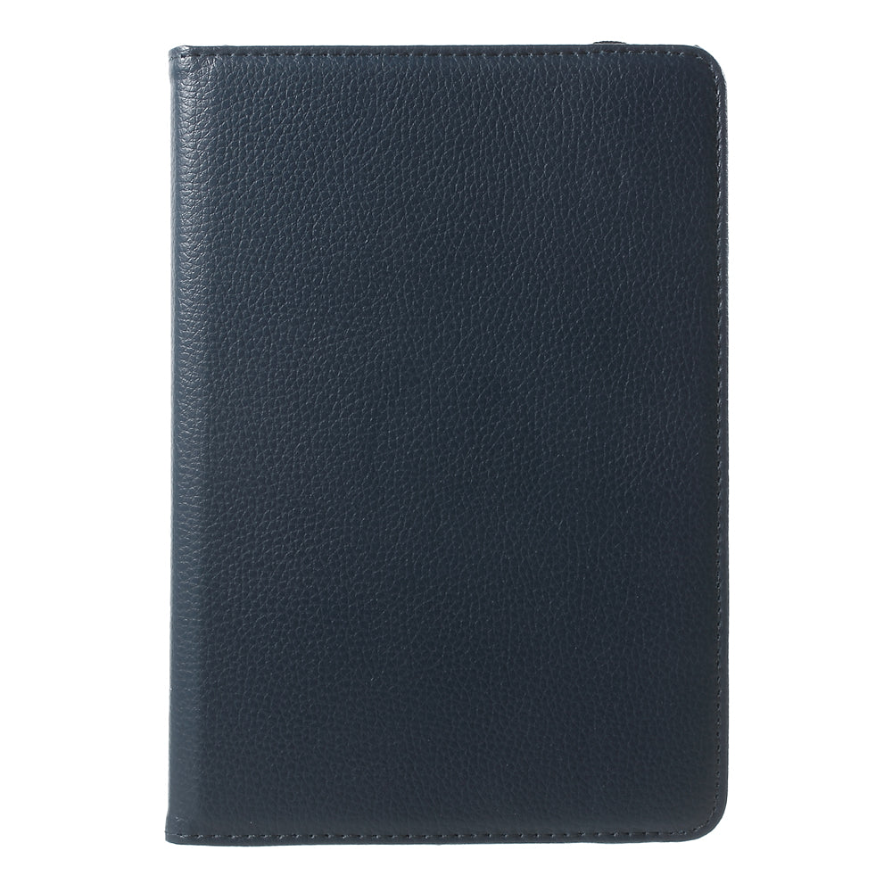 For iPad mini 4 Lychee 360-Rotation Leather Stand Case Cover