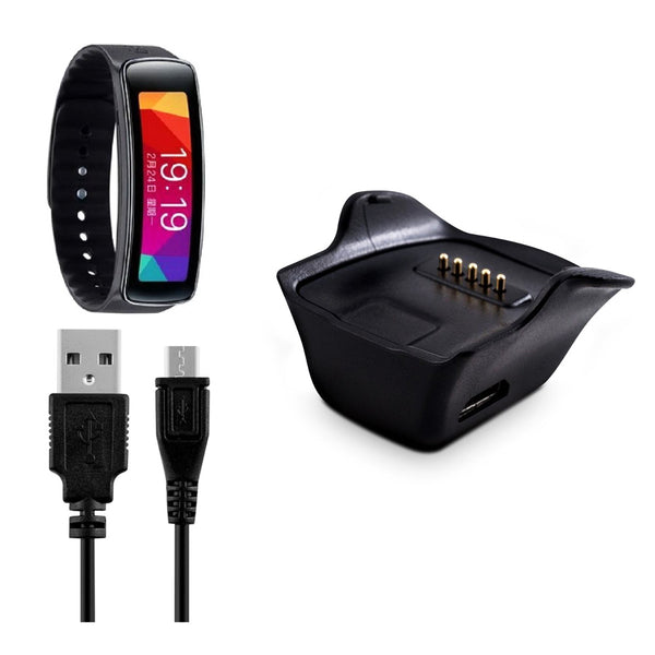 Charging Dock Charger Station with Cable for Smart Watch Samsung Gear Fit (R350)