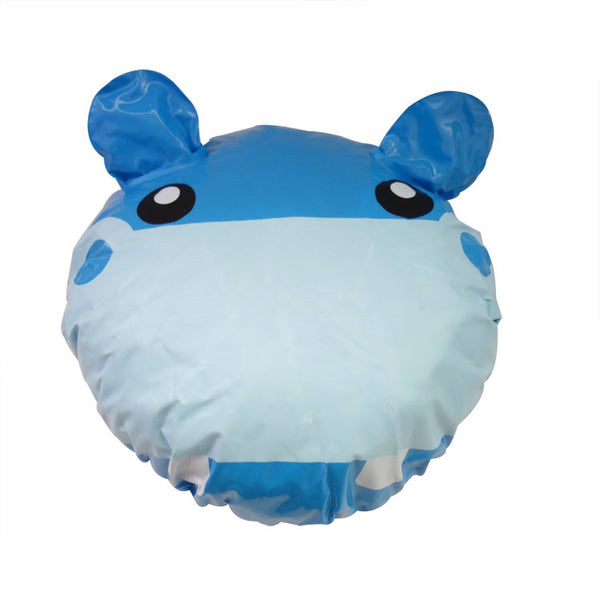 Cute Cartoon Animal Design Waterproof PVC Elastic Shower Cap