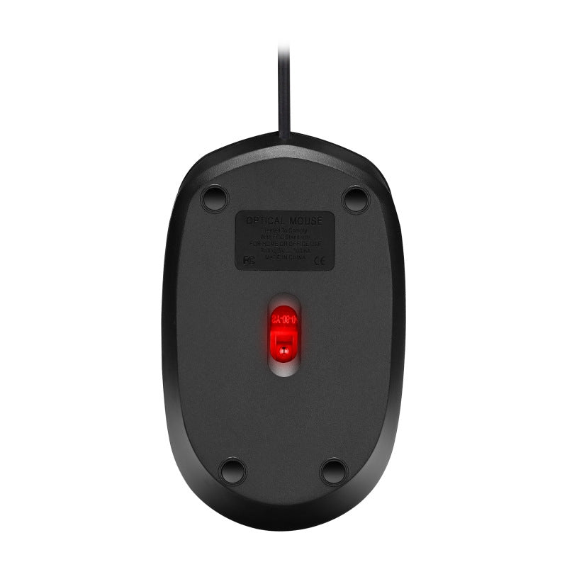 LIMEIDE 303 3D Non-Slip Roller Optical Mouse USB Wired Computer Laptop Working Gaming Mice