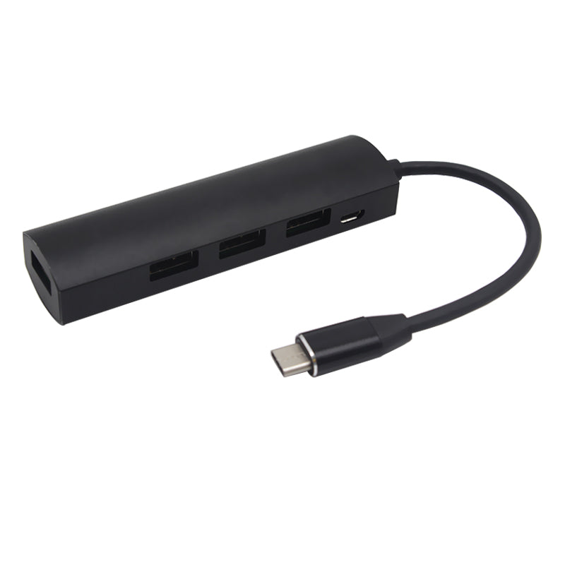 JW-331 USB-C Splitter Type-C 3.1 HUB Dock Adapter with 4-Port Type-C HUB USB 3.0