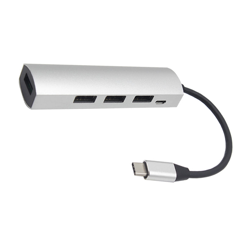 JW-331 USB-C Splitter Type-C 3.1 HUB Dock Adapter with 4-Port Type-C HUB USB 3.0
