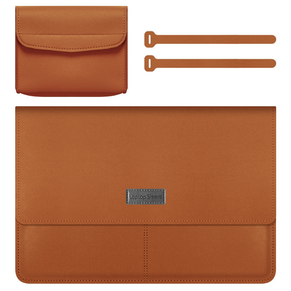 11-12 Inch Laptop Storage Bag for MacBook Anti-scratch PU Leather Notebook Computer Sleeve Mouse Pad