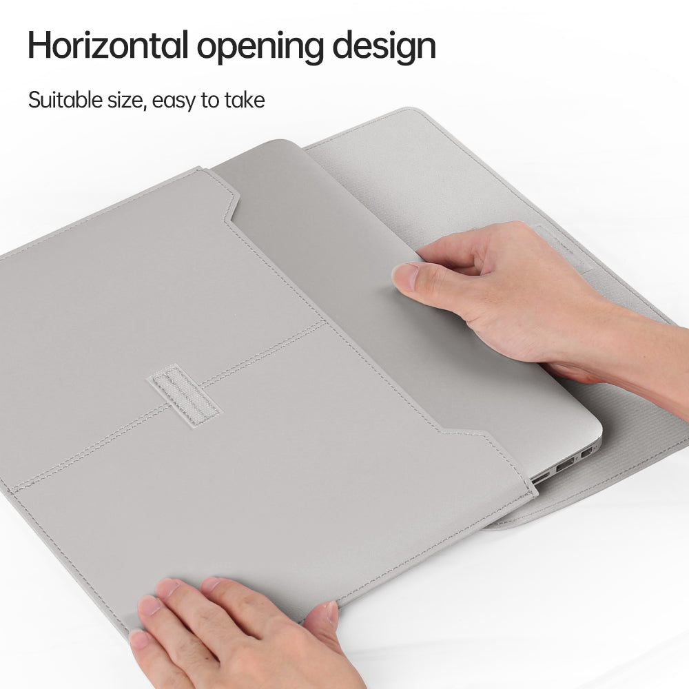 11-12 Inch Laptop Storage Bag for MacBook Anti-scratch PU Leather Notebook Computer Sleeve Mouse Pad