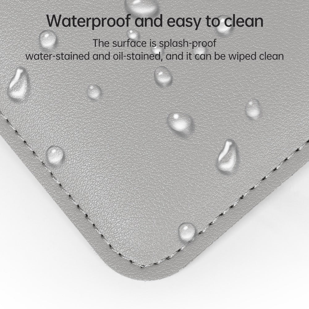 11-12 Inch Laptop Storage Bag for MacBook Anti-scratch PU Leather Notebook Computer Sleeve Mouse Pad