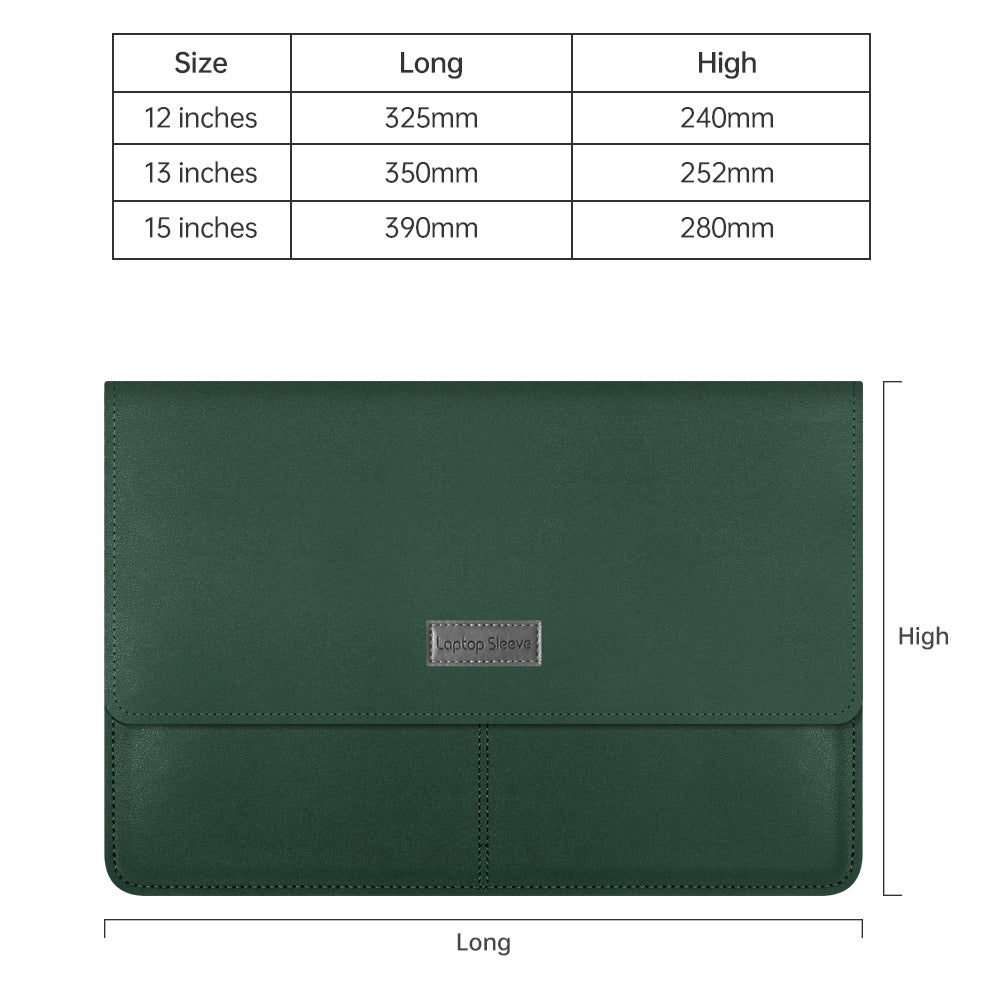 11-12 Inch Laptop Storage Bag for MacBook Anti-scratch PU Leather Notebook Computer Sleeve Mouse Pad