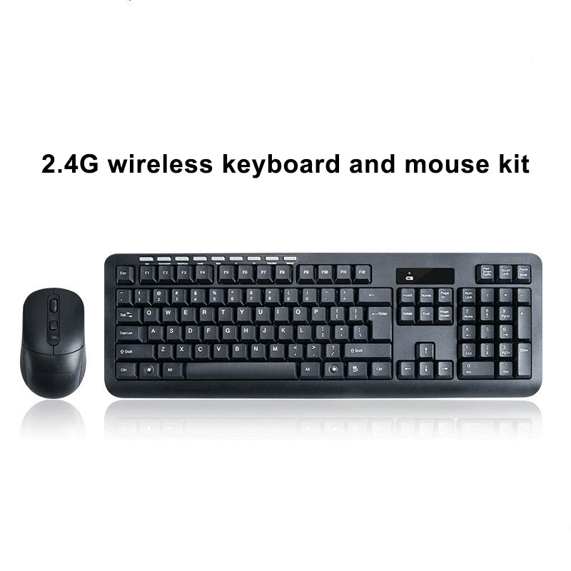 2.4G Bluetooth 113-Key Wireless Keyboard Home Office Mute Mouse for Laptop and Computer