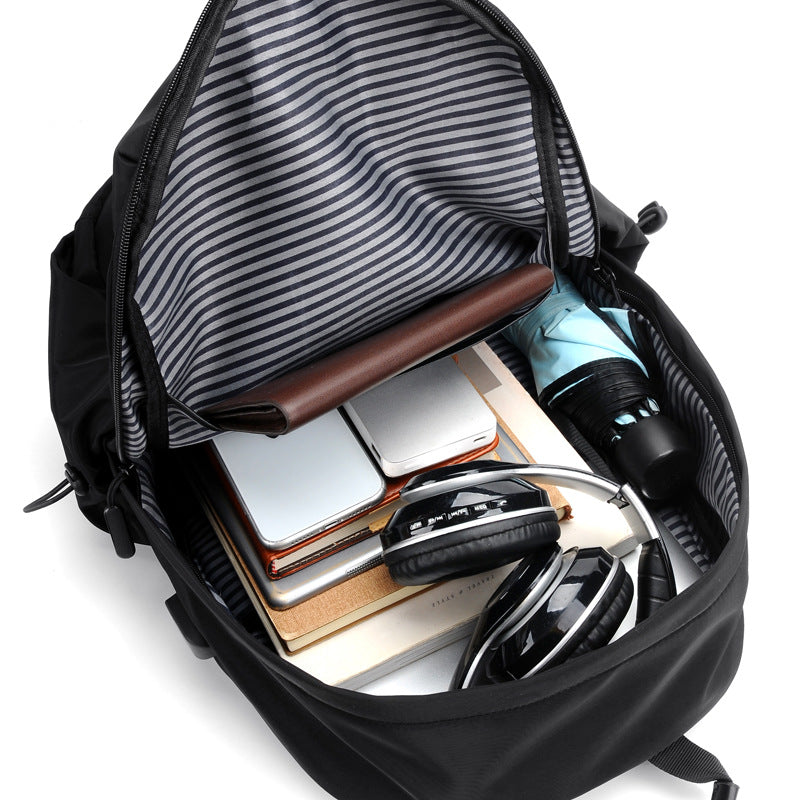 1025 Waterproof Large Laptop Backpack Business Travel Rucksack Shoulder Bag with Charging Port