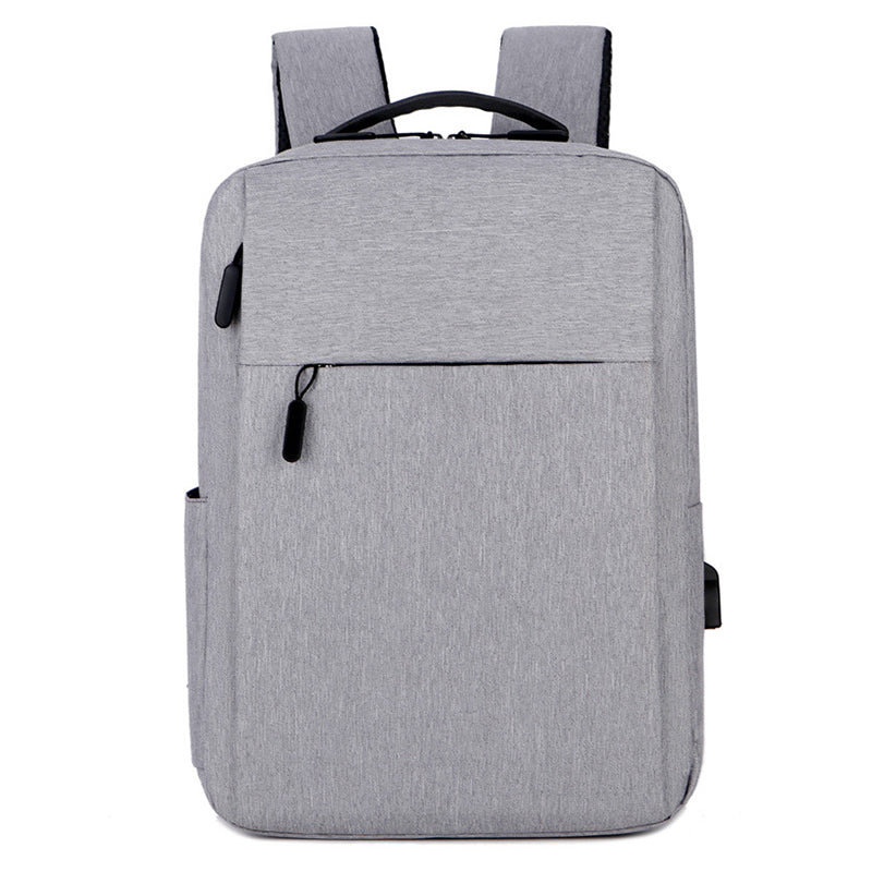 1101 Business Laptop Backpack Oxford Cloth Waterproof Rucksack with USB Charging Port for Travel School