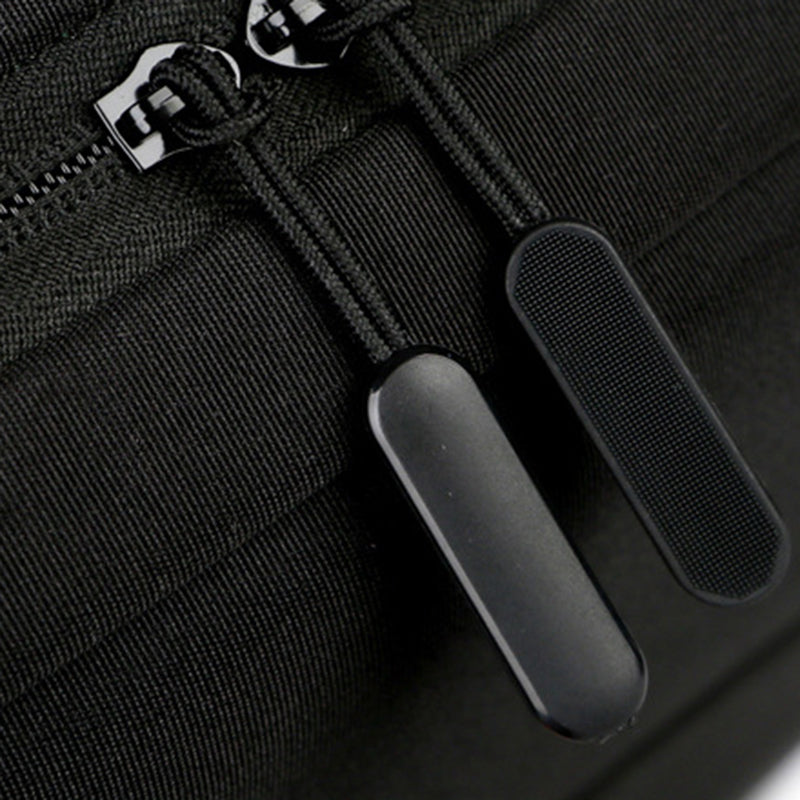 1106 Large Capacity Dual Layer Laptop Backpack Business Travel Shoulder Bag Rucksack with USB Charging Port