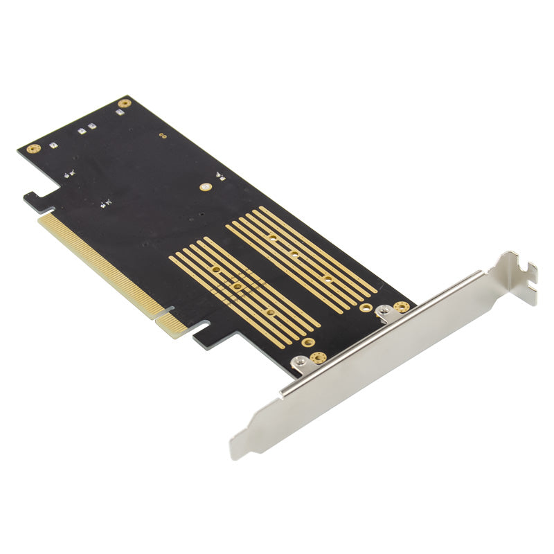 2280 PCI-E 3.0 X16 to NGFF M.2 NVMe AHCI SSD Adapter Card for M Key B Key mSATA Solid State Drive