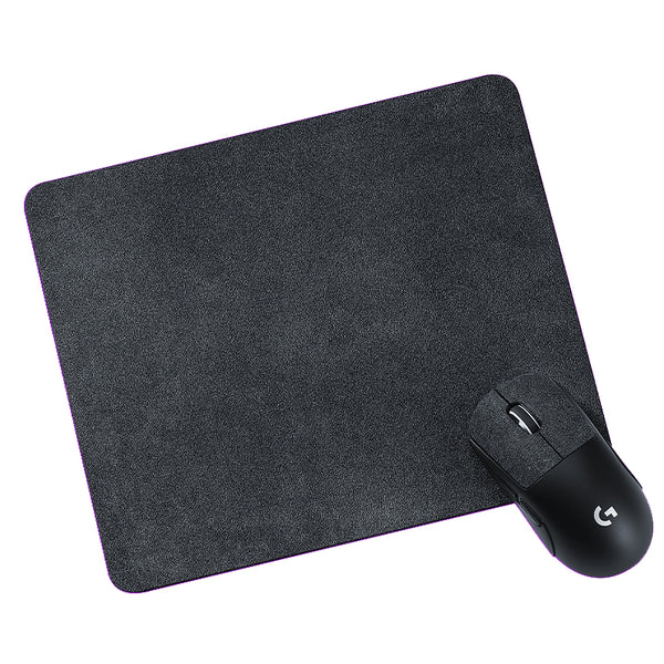 Suede Leather Mouse Pad Non-Slip Base Gaming Working Mousepad Mouse Mat, Size: 30x24cm