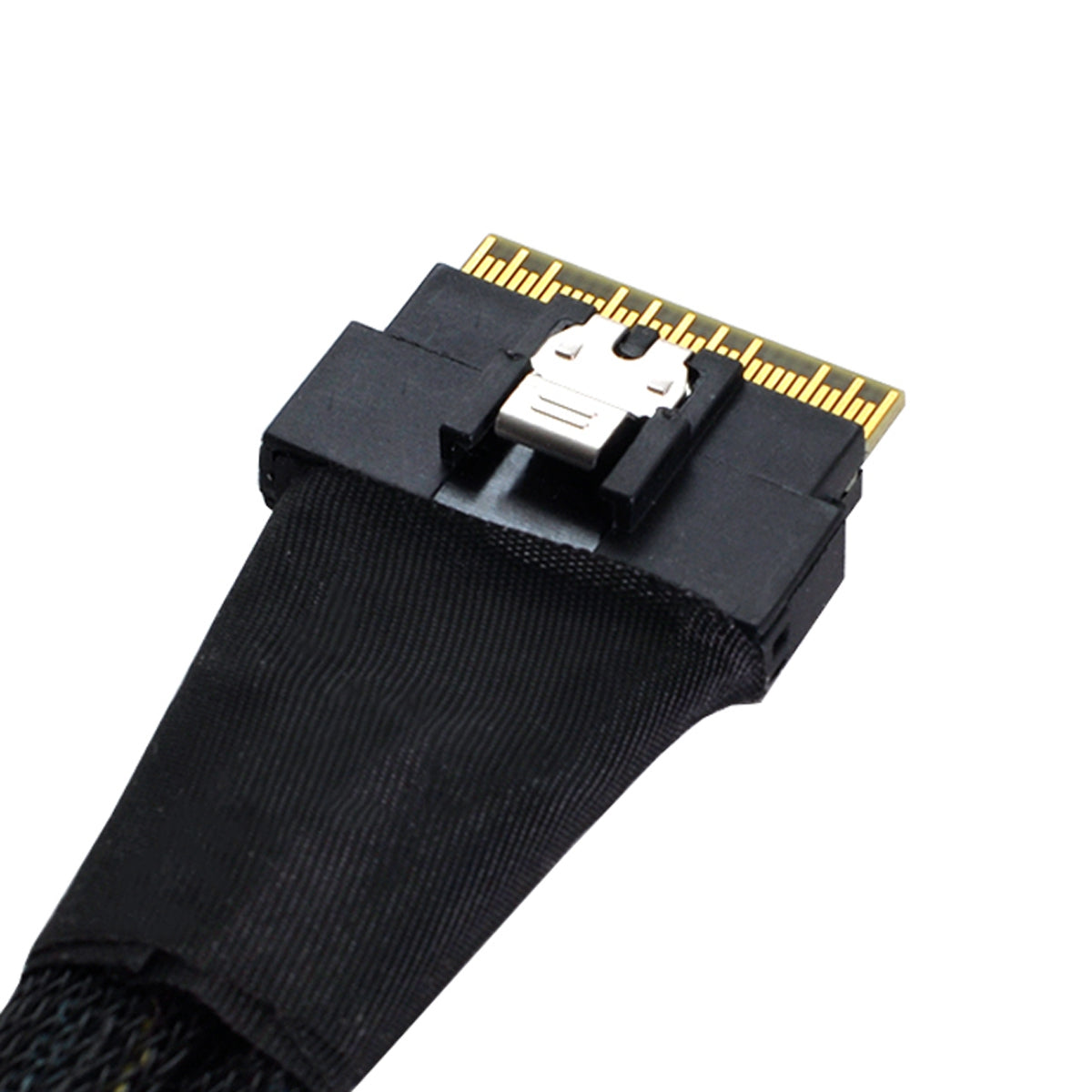 SF-038-0.5M PCI-E Slimline SAS Slim 4.0 SFF-8654 8i 74-pin to Dual Oculink SFF-8611 Cable 50cm PCI-Express Conversion Cord